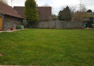 Project - Village near Andover. Photos before during after walls 1